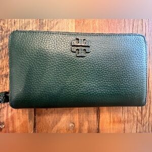 Tory Burch Green Wallet